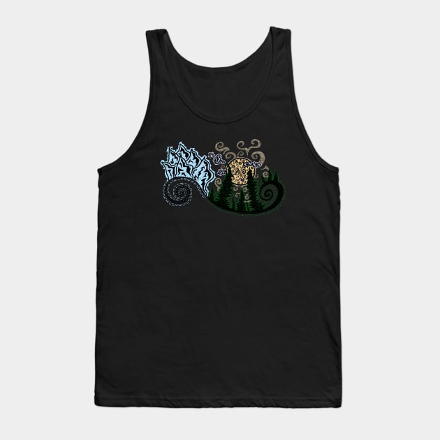 Dizzy Moon Tank Top by mm92